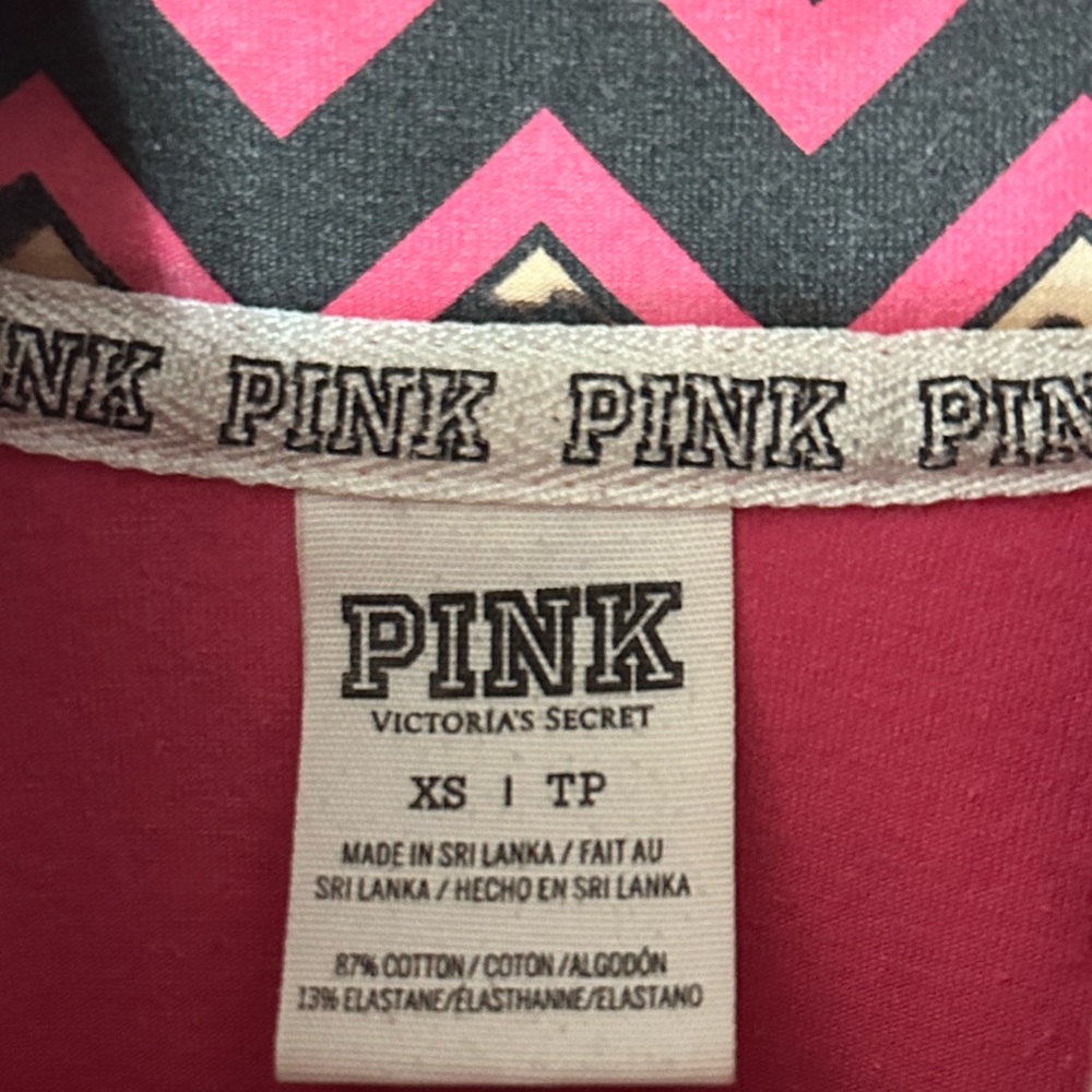VS Pink 1/4 Zip Crewneck - Picture 5 of 6